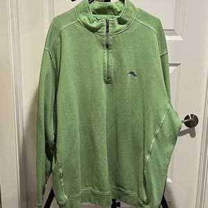 Tommy Bahama 3 QTR zip sweater